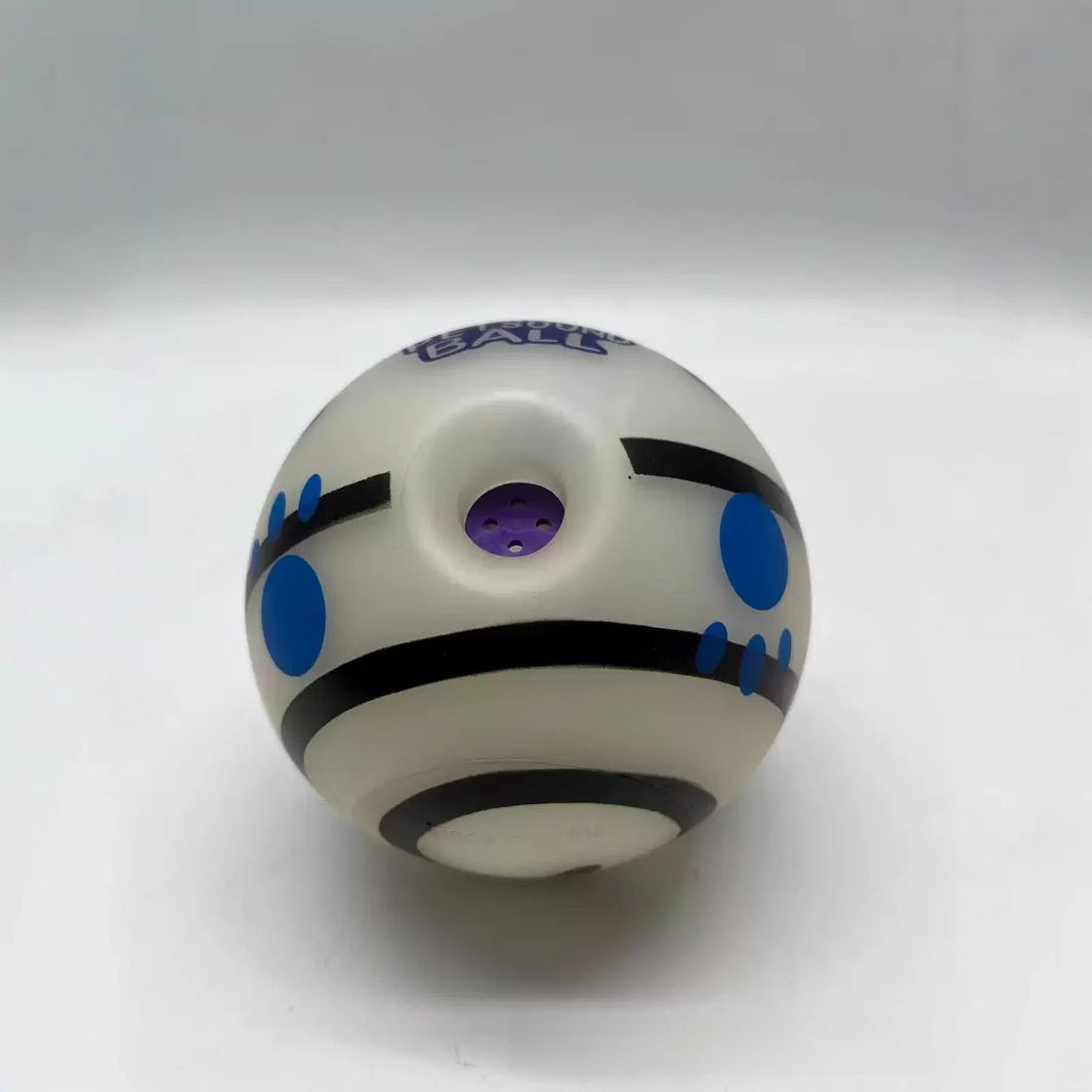 "BarkBounce" Interactive Treat Dispensing Dog Ball