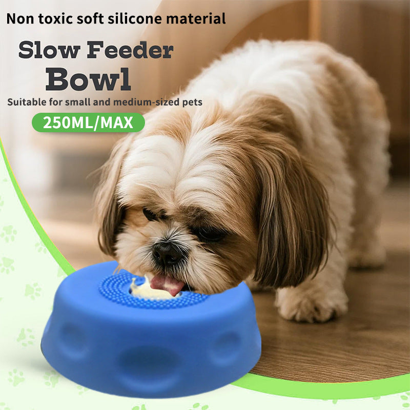 3-in-1 Slow Feeder Dog Bowl